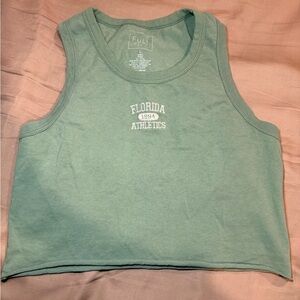 Tilly's Green Crop Top